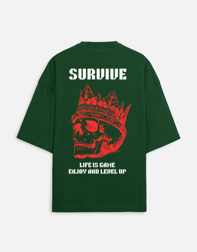 survive unisex terry oversized tee survive unisex terry oversized tee