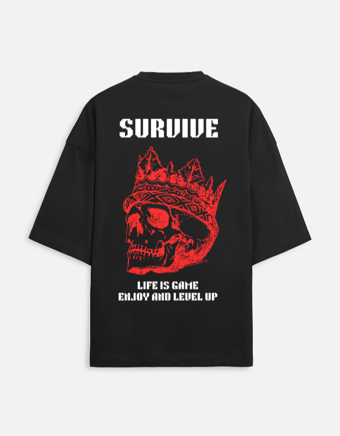 survive unisex terry oversized tee survive unisex terry oversized tee