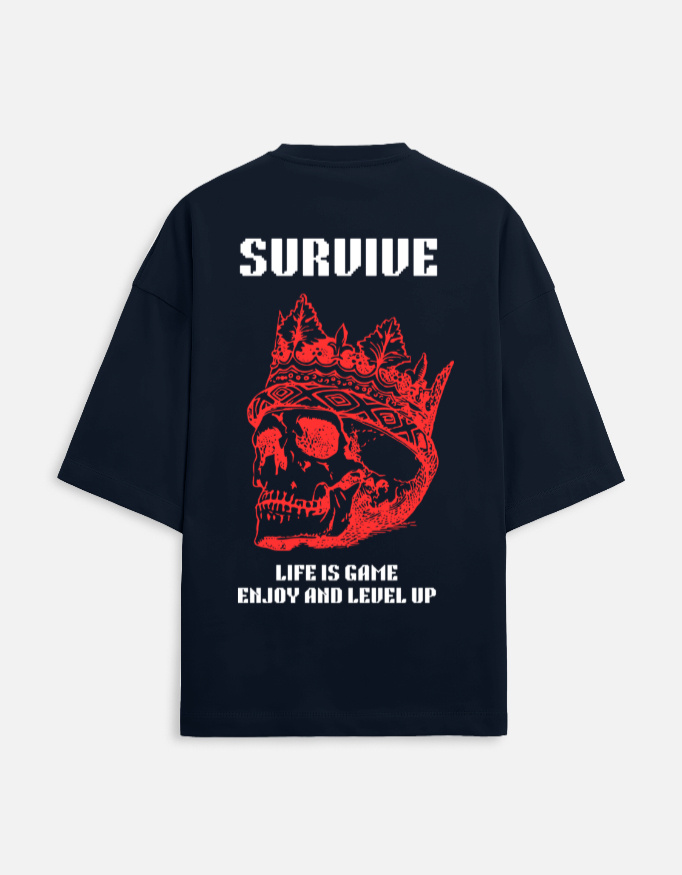 survive unisex terry oversized tee survive unisex terry oversized tee